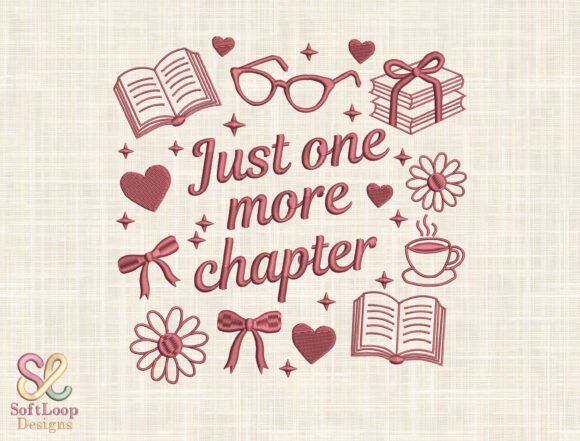 Download Book Lover Embroidery Design - Design Collection