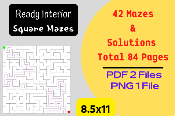 Download Maze Puzzles Activity Book - Premium Resources