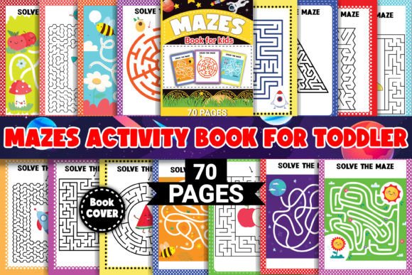 Download Maze Puzzles Activity Book for Toddler - Maze puzzles activity book Collection