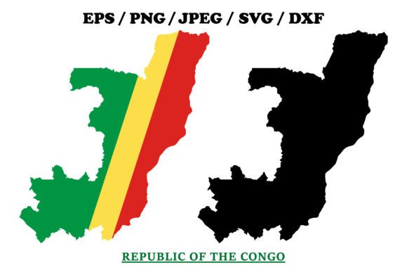 Download Congo National Flag Map Design - Design Collection