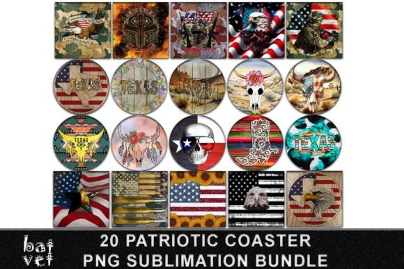 Download Texas Coaster Sublimation Bundle Design - Design Collection