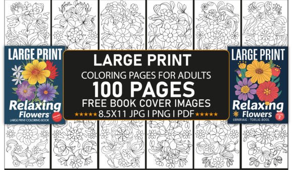 Download Large Print Designs for Adults Pages - Design Collection