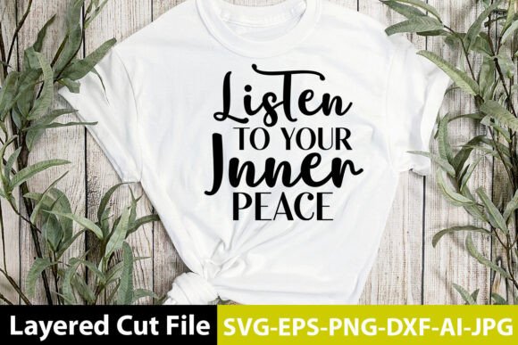 Download Listen to Your Inner Peace SVG Design - Design Collection