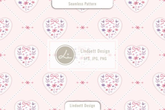 Download Sweet Seamless Design Featuring Floral - Design Collection