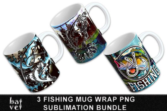 Download Fishing Mug Sublimation Bundle Design - Design Collection