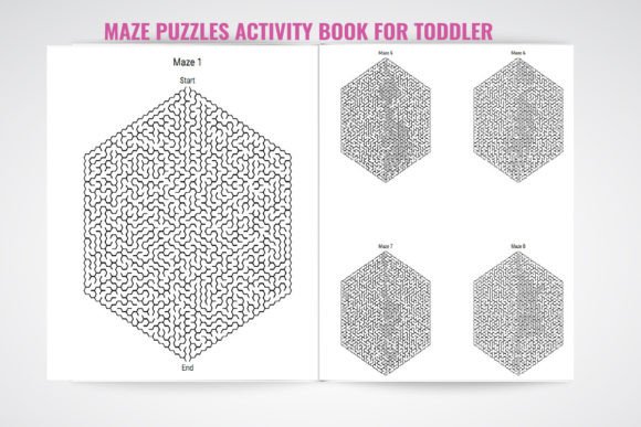 Download Maze Puzzles Activity Book for Toddler - Maze puzzles activity book Collection