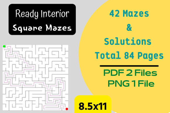 Download Maze Puzzles Activity Book - Premium Resources